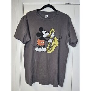 MICKEY‎ MOUSE T-shirt Distressed Retro Disney UNIQULO Size M